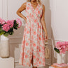 Picnic in Europe Floral Midi Dress Image - 1