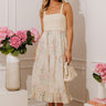 Fields Of Grace Floral Eyelet Midi Dress Image - 1