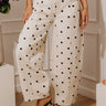 Spotted Around Town High Waist Barrel Leg Jean in Black Image - 1