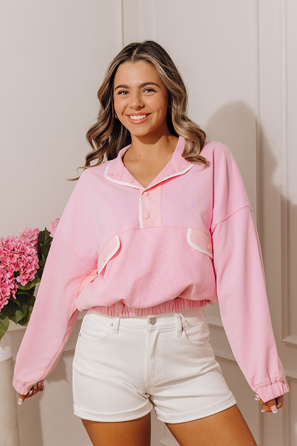 Urban Ease Henley Sweatshirt Image - 5