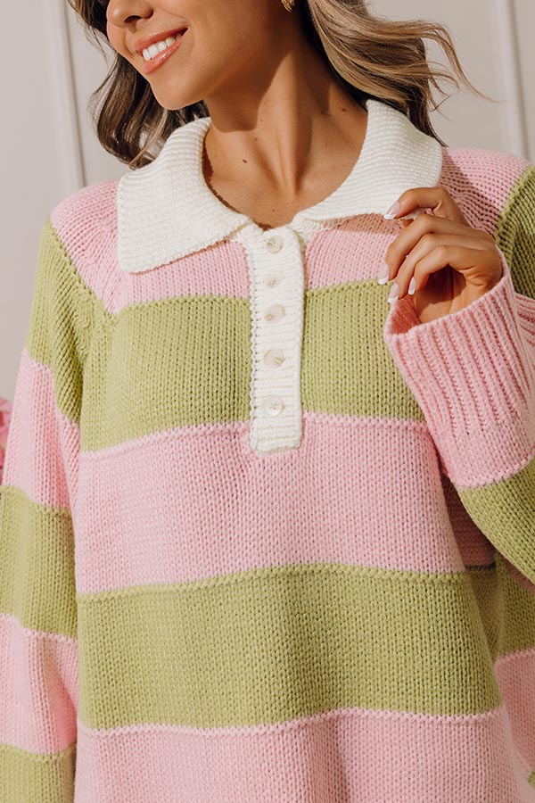 Modern Prep Stripe Knit Sweater Image - 2