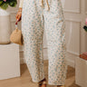The Rosie Midrise Floral Barrel Leg Jean Image - 1