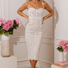 Sweet Details Lace Midi Dress in Ivory Image - 1