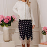 Spotlight Moment High Waist Satin Midi Skirt Image - 1