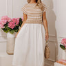 Sunny Stripes Midi Dress Image - 1