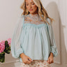 Poise And Polish Chiffon Top in Limpet Shell Image - 1