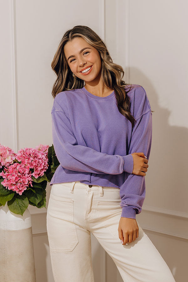Casual Moment Vintage Wash Sweatshirt Image - 1
