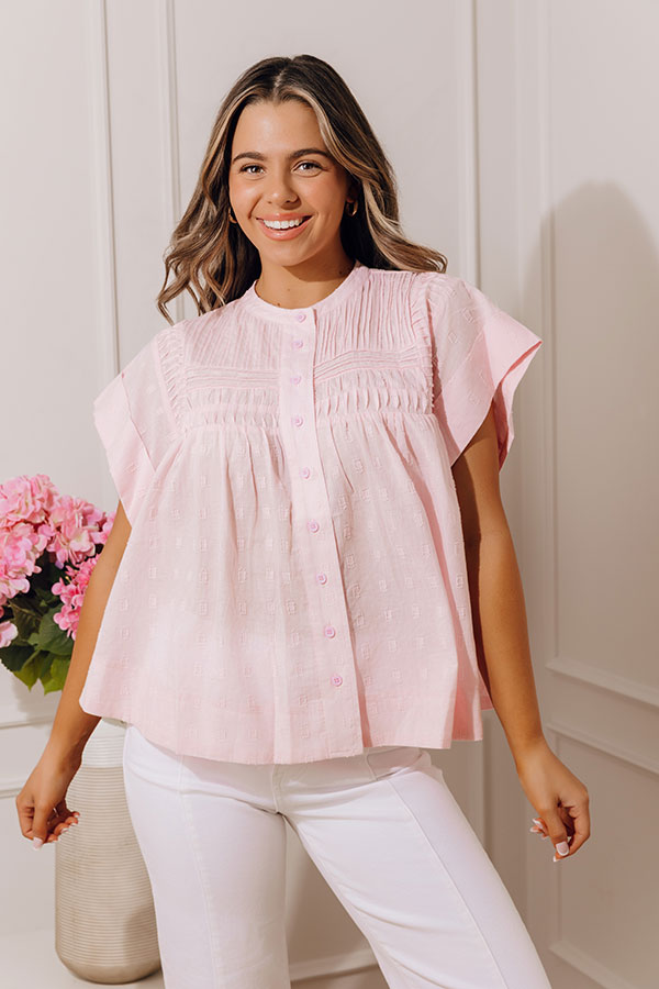 Always in Style Button Down Top Image - 2