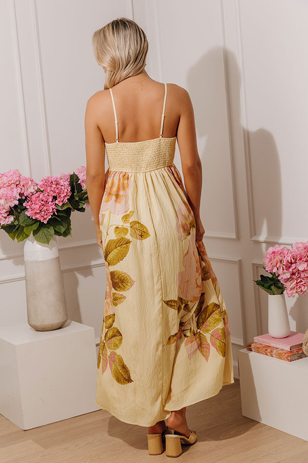 Garden Gathering Floral Maxi Dress Image - 3