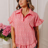Sweet Stitch Eyelet Embroidered Top Image - 1