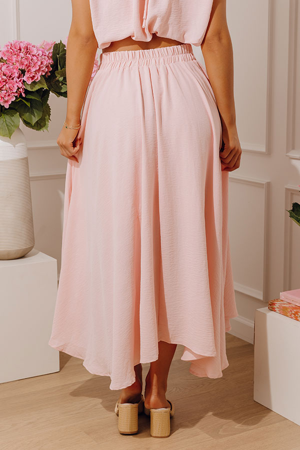 Social Brunch High Waist Midi Skirt Image - 4