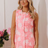 Elegant Bloom Floral Jacquard Top Image - 1
