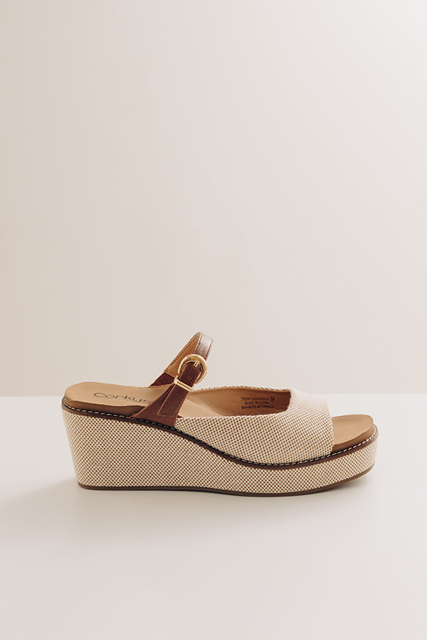 Treat Yourself Woven Wedge Image - 1