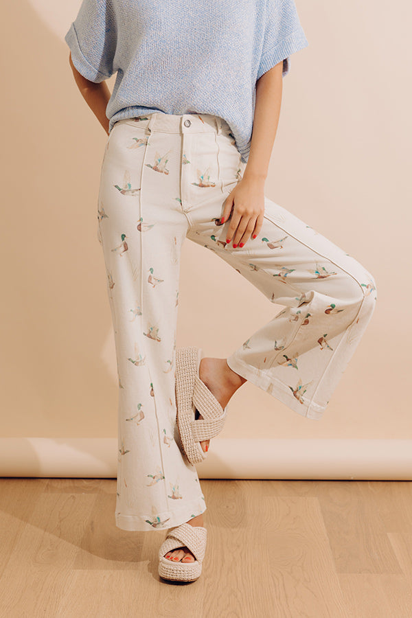 Mallard Mode High Waist Wide Leg Jean Image - 1