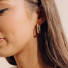 Melinda Maria Ashley Infinity 1 inch Reversible Hoop Earrings Image - 1