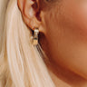 Melinda Maria Ashley Lock Huggie Hoop Earrings Image - 1