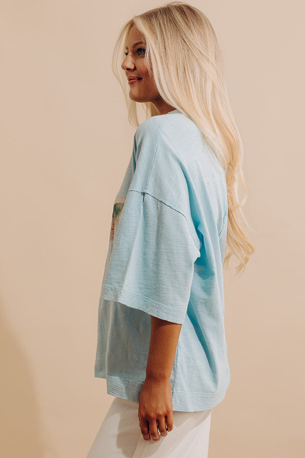Mallard Mode Oversized Graphic Tee Image - 3