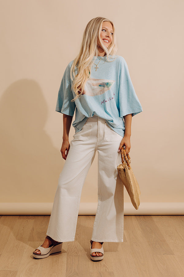 Mallard Mode Oversized Graphic Tee Image - 2