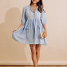 Pretty Details Floral Embroidered Mini Dress Image - 1