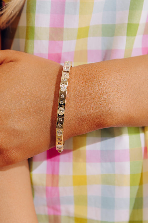 Melinda Maria Ashley Sunset Lock 6mm Cuff Bracelet