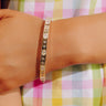 Melinda Maria Ashley Sunset Lock 6mm Cuff Bracelet Image - 1