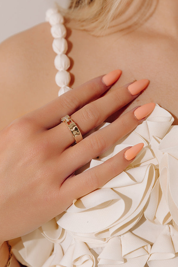 Melinda Maria Ashley Smooth Lock Ring