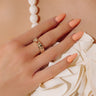 Melinda Maria Ashley Smooth Lock Ring Image - 1
