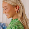 Melinda Maria Oh She Fancy .75 Hoop Earrings Image - 1