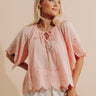 Easy Grace Floral Embroidered Top Image - 1