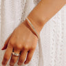 Melinda Maria Ashley Pavé 4mm Cuff Bracelet Image - 1