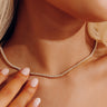 Melinda Maria Not Your Basic 2mm Tennis Necklace Image - 1