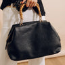 Polished Essential Faux Leather Tote Image - 1