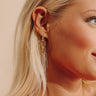 Melinda Maria Ashley Chain Convertible Earring in Gold Image - 1
