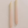 Two Tone Fluted Taper Candle Set Image - 1