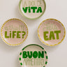 The Sweet Life Stoneware Mini Plate Set Image - 1