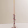 Timeless Elegance Floral Stoneware Candle Holder Image - 1