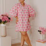 Happy Petals Floral Mini Dress Curves Image - 1