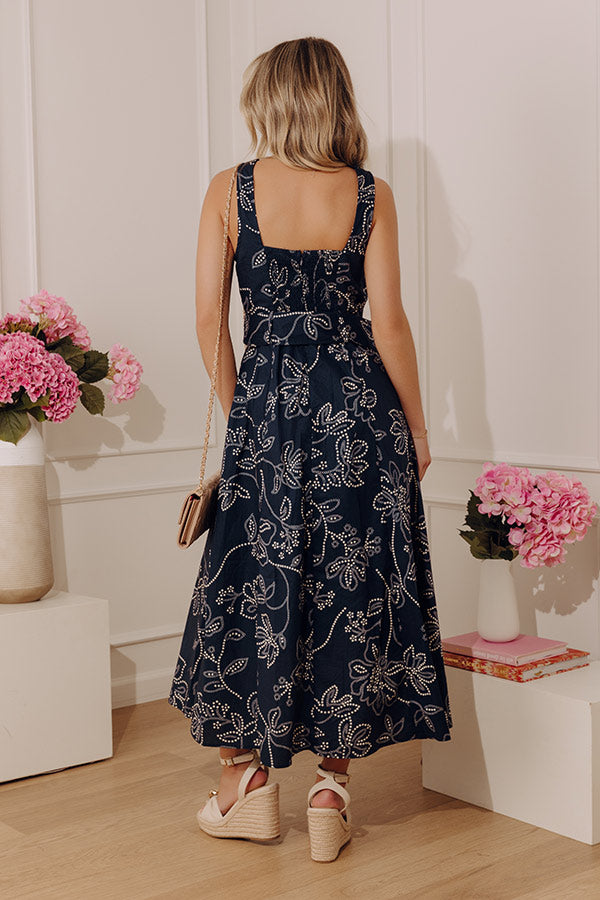 Sweet Gesture Floral Midi Dress Image - 4