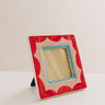 Cherished Moments Stoneware Mini Photo Frame in Red Image - 1