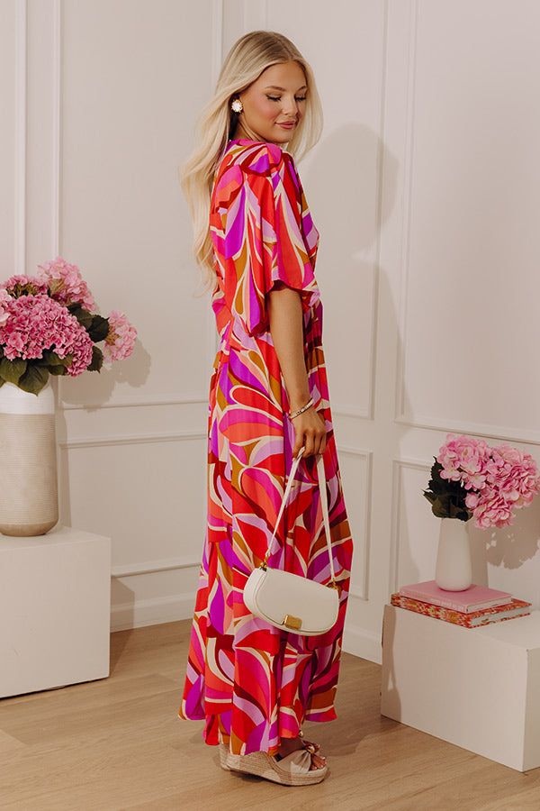 Polished in Paradise Kimono Maxi Dress Image - 2