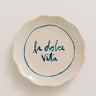 La Dolce Vita Scalloped Stoneware Mini Plate Image - 1