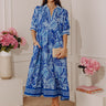 Bloom Bliss Getaway Floral Midi Dress Image - 1