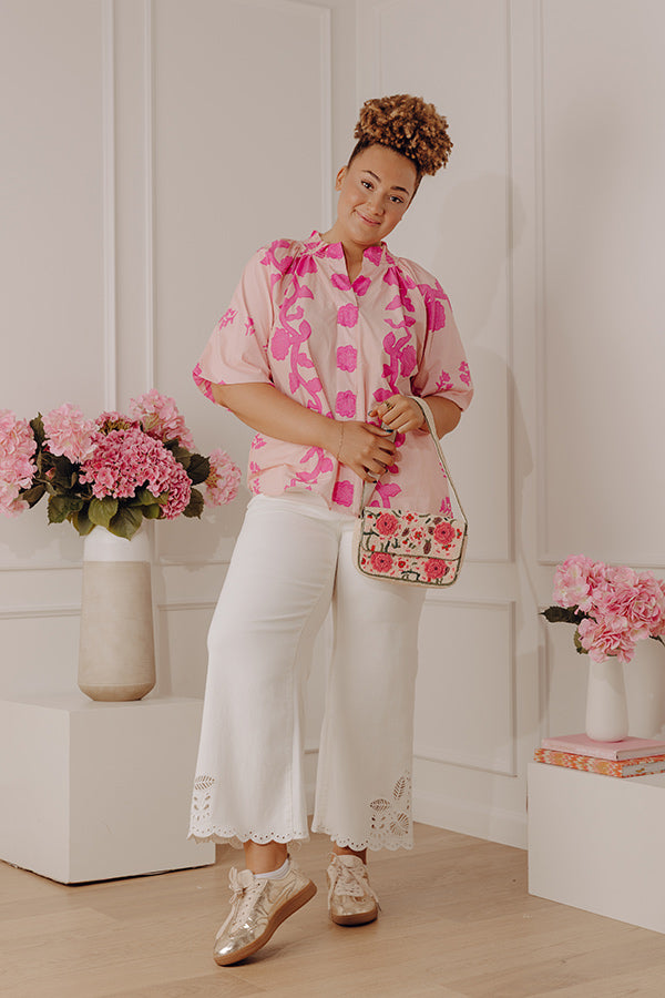 Happy in Blooms Shift Top Curves Image - 2