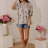 Polished Darling Floral Button Up Top Image - 1