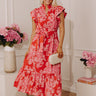 Floral Keepsake Eyelet Midi Dress Image - 1