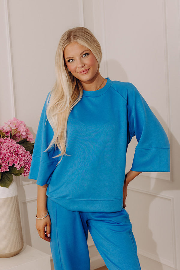 Instant Favorite Scuba Tee in Ocean Blue Image - 1
