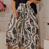 Floral Getaway High Waist Wide Leg Pants Curves Image - 1