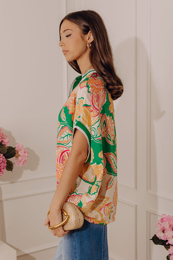 Vacay Ready Floral Shift Top Image - 3