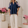 Joyful Moment Floral Embroidered Top Image - 1