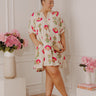 Playful Petals Floral Mini Dress Curves Image - 1